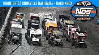 World of Outlaws NOS Energy Drink Sprint Cars | Knoxville Raceway | August 11, 2023 | HIGHLIGHTS