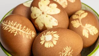 How to Dye Easter Eggs with Natural Plants