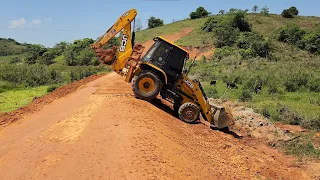 #retroescavadeira #jcb3cx Reformando Paredão de Açude #Saulomaquinaspesadas