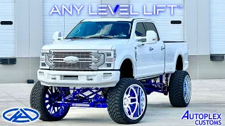 CUSTOM ANY LEVEL LIFT F350 LIMITED! SITTING ON 30" FORCES! POWDER COATED FRAME/SUSPENSION! FOR SALE!