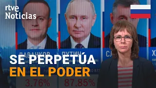 ELECCIONES RUSIA: PUTIN REELEGIDO con el 87% de los VOTOS, según los SONDEOS | RTVE