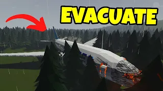 I Crashed a Boeing 777 INTO A FOREST In Stormworks!