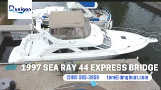 [SOLD] 1997 Sea Ray 440 Express Bridge Virtual Video Tour