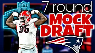 New England Patriots 7 Round Mock Draft WITH TRADES | 2022 NFL Draft