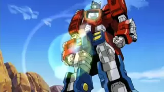 Transformers Armada Optimus prime and Megatron Cybertronian Forms