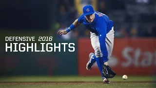 MLB Javier Baez Defensive Highlights 2016 Season - Chicago Cubs