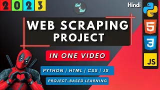 Web Scraping Project |  Web Scraping in Python | Web Scraping & Full Stack | Hindi 2023