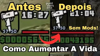 Como aumentar a vida do CJ No Gta San Andreas