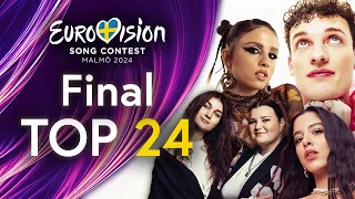 Final TOP 24 - Eurovision 2024 - Our favorites