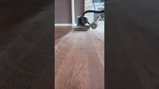 wood Flooring sanding Buffing  between coats