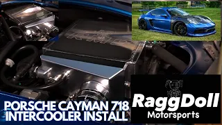 DIY Porsche Cayman 718 Performance Intercooler (RaggDollMotorsports) in 4k!