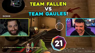 QUE RESENHA! TEAM FALLEN, JOTA & CIA vs TEAM GAULES, CHELO & CIA 🔥🔥