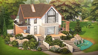 Calming Scandinavian Family Home 🌳 | The Sims 4 Speed Build