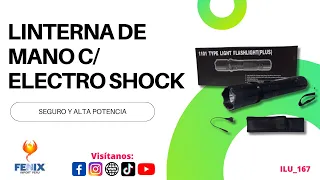 Linterna De Mano Con Electro Shock, Seguro Y Alta Potencia