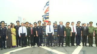 Chủ tịch nước Trần Đại Quang thăm, chúc Tết cán bộ, chiến sĩ Vùng Cảnh sát biển 3