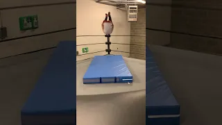 I landed a FRONT FLIP off of the middle rope 🔥🔥