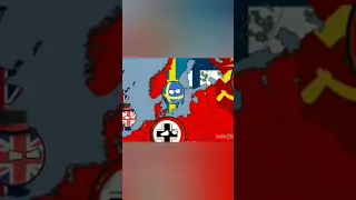 Sweden in WW2 #shortvideo #countryballs credits to @GeographyandSpace
