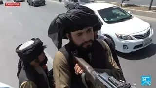 Afganistán: así es como los talibanes patrullan las calles de Kabul