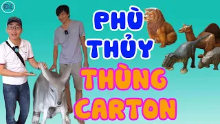 Hô biến thùng carton thành những những con thú  y như thật - ĐỘC LẠ BÌNH DƯƠNG