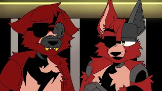 When all foxy meets roxy part 2 //FNAF Animation