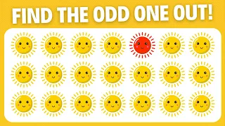 Find the Odd Emoji Out #10 | Emoji Puzzle Quiz Eye Test Challenge!