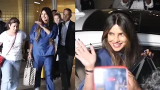 Priyanka Chopra Back Mumbai After 3 Years, Spotted At Mumbai Airport