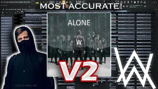 V2 | Alan Walker - Alone (FL Studio Remake) | MOST ACCURATE