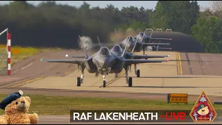 LIVE US AIR FORCE F-15 & F-35 ACTION • 48TH FIGHTER WING RAF LAKENHEATH 30.10.23