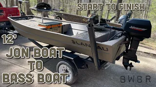 12' Jon Boat to Bass Boat Start to Finish