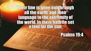 Psalms 19:4: Their line is gone out through all the earth, and ...