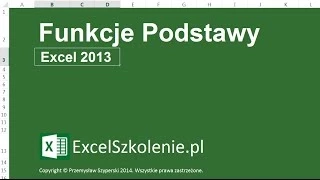 Funkcje Podstawy - Kurs: Excel Podstawy