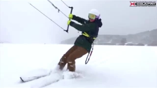 First snowkite weekend 2018