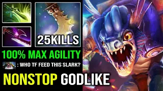 NONSTOP GODLIKE 100% Free Hit Max Agility Slark Zero Mercy Allowed EZ Counter ALL Dota 2