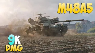 M48 Patton - 4 Kills 9K DMG - Quality! - World Of Tanks