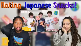 Rating snacks from around the world! | RAE AND JAE REACTS