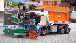 Kid's Corner: LEGO City 60118 Garbage Truck Review & Demo