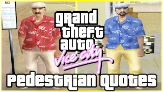 GTA Vice City Pedestrian Quotes : All Taxi Drivers