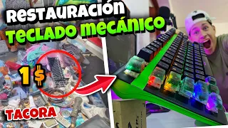 RESTAURACIÓN EPICA TECLADO MECÁNICO de la cachina a CUSTOM |Victor Sánchez