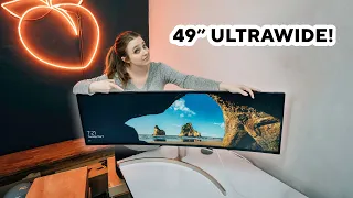 LG 49" Ultrawide Unboxing & First Impressions | LG 49WL95C-W