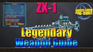 Borderlands The Pre Sequel | UVHM Legendary Weapon Guide | The ZX-1 Laser