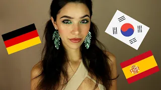 ASMR Whispers in Different Languages I Know (Spanish, Korean, Hebrew, French, German..)