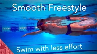 Graceful freestyle swimming