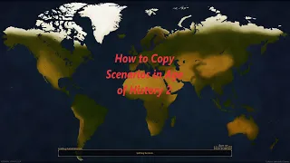 How to copy scenarios in Age of History 2 (Tutorial) (with subtitles in English, German)