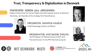 Trust Transparency and Digitalization Webinar - MIT-Denmark