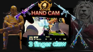 Fastest |3 Finger Claw + handcam| PUBG MOBILE #pubgmobile #bgmi #gaming #3fingerclaw #handcam #pubgm