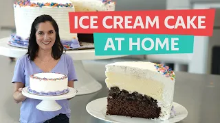 How to Make and Decorate an Ice Cream Cake at Home Oreo Cookie Flavor | Allrecipes