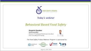 Behavioral Based Food Safety