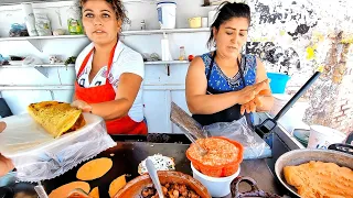 Mexican Street Food VENDOR "La China" - ULTIMATE Quesadillas & Sopes!!