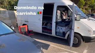 Dormimos na vam#familiacariocaemportugal #portugal2022 #transporte #vendas