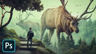 "Giant Wilds"  Photo Manipulation | Photoshop Tutorial